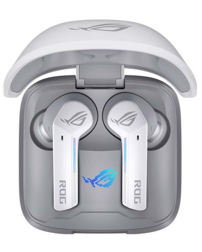 Безжични слушалки ASUS - ROG Cetra True Wireless, ANC, бели/сиви - 2