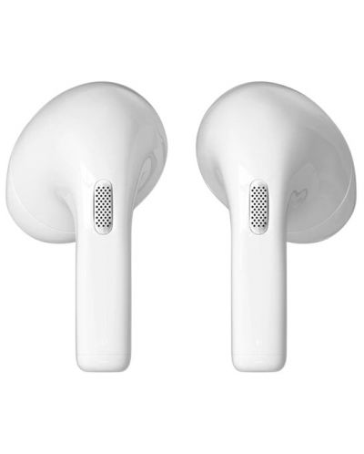 Безжични слушалки QCY - T20 AilyPods, TWS, бели - 5