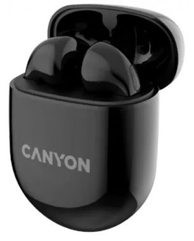 Безжични слушалки Canyon - TWS-6, черни - 1