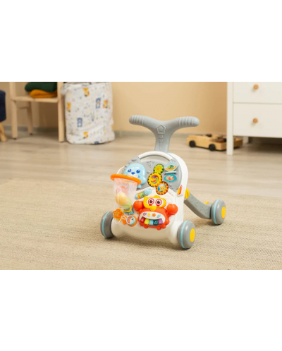 Бебешка проходилка 2 в 1 Caretero Toyz - Spark, Grey  - 9