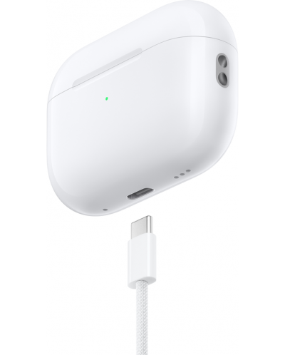 Безжични слушалки Apple - AirPods Pro 2nd Gen USB-C, TWS, ANC, бели - 6
