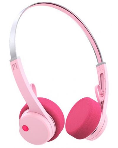 Безжични слушалки с микрофон Defunc - Mondo Freestyle, розови - 1