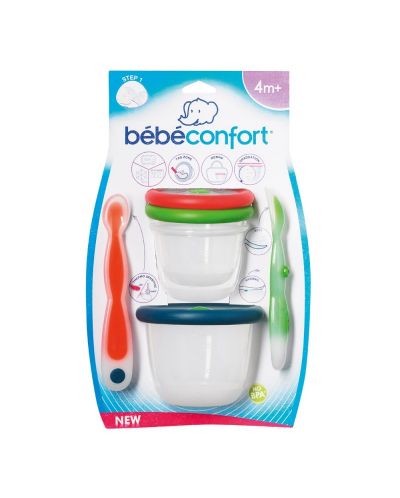 Bebe Confort Комплект купички и лъжици Step 1