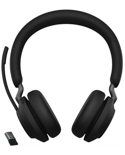 Безжични слушалки с микрофон Jabra - Evolve  2 65 UC Stereo, черни - 2