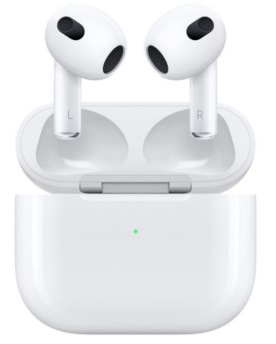 Безжични слушалки Apple - AirPods 3, Lightning Case, TWS, бели - 2