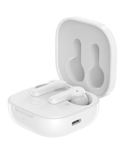 Безжични слушалки Boompods - Bassline Compact, TWS, бели - 4