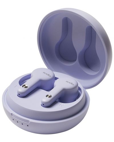 Безжични слушалки Sudio - A2, TWS, ANC, лилави - 4