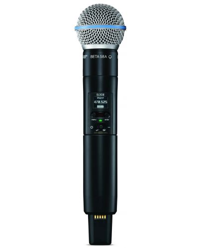 Безжична микрофонна система Shure - SLXD24E/B58-G59, черна - 5