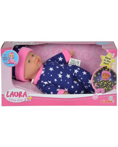 Бебе Simba Toys - Лаура, с пижама на звезди - 4