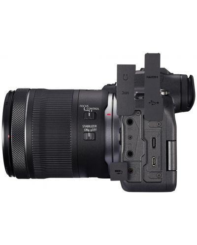 Безогледален фотоапарат Canon - EOS R6, RF 24-105mm, f/4-7.1 IS STM, черен - 5