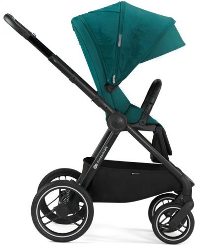Бебешка количка 2 в 1 KinderKraft - Nea, тъмнозелена - 3