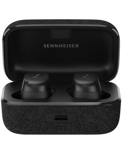 Безжични слушалки Sennheiser - Momentum True Wireless 3, черни - 1