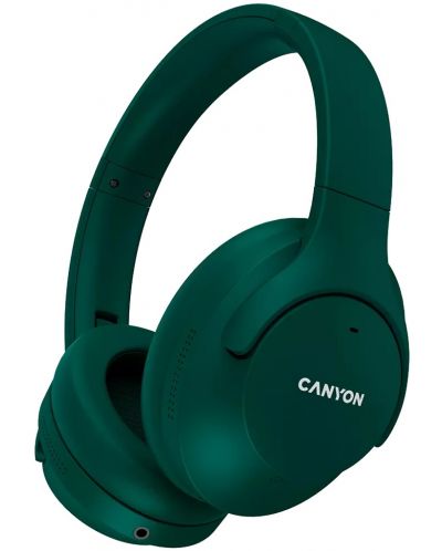 Безжични слушалки с микрофон Canyon - OnRiff 10, ANC, зелени - 1