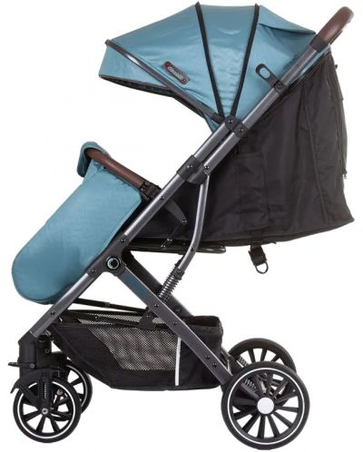 Бебешка лятна количка Chipolino - Combo, синьо-зелена - 4