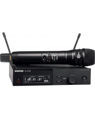 Безжична микрофонна система Shure - SLXD24E/K8B, черна - 1