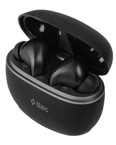 Безжични слушалки ttec - AirBeat Pro, TWS, ANC, черни - 3