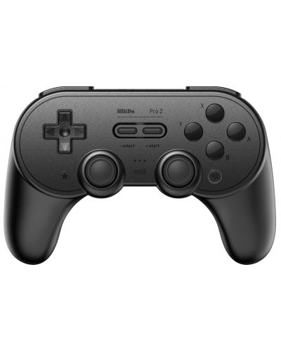 Безжичен контролер 8BitDo - Pro 2, Hall Effect Edition, черен (Nintendo Switch/PC) - 1