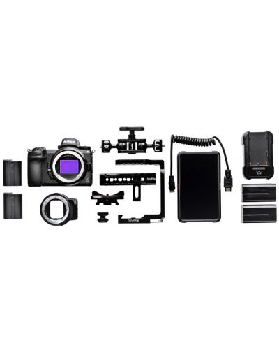 Безогледален фотоапарат Nikon - Z6 II Essential Movie Kit, черен - 1
