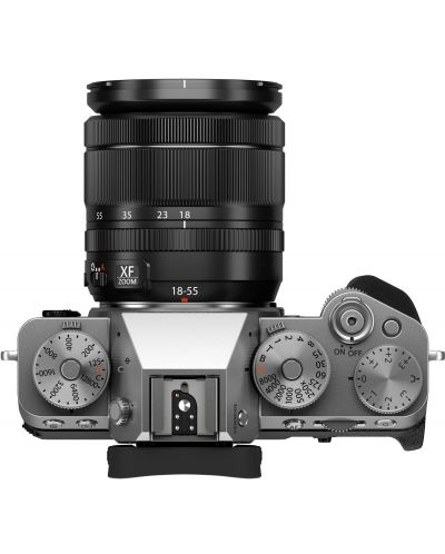 Безогледален фотоапарат Fujifilm - X-T5, 18-55mm, Silver - 3