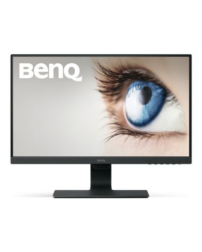 BenQ GW2480, 23.8" Wide IPS LED, 5ms GTG, 3000:1, 12M:1 DCR, 250cd/m2, 1920x1080 FullHD, VGA, HDMI, DP, Speakers, Tilt, Glossy Black - 1