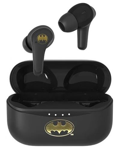 Детски слушалки OTL Technologies - Batman, TWS, черни/златисти - 2