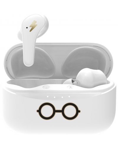 Детски слушалки OTL Technologies - Harry Potter Glasses, TWS, бели - 1