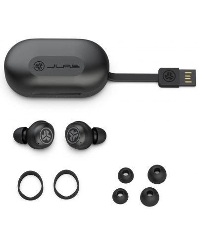 Безжични слушалки JLab - JBuds Air Pro, TWS, черни - 5