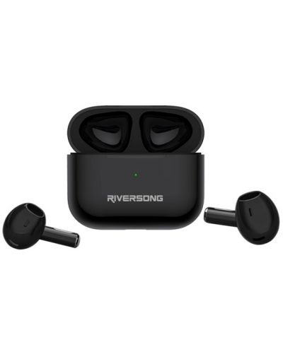 Безжични слушалки Riversong - Air Mini Pro, TWS, черни - 3