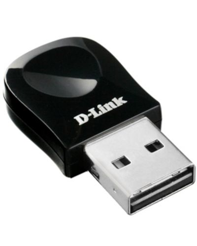 Безжичен USB адаптер D-Link - DWA-131, черен - 1