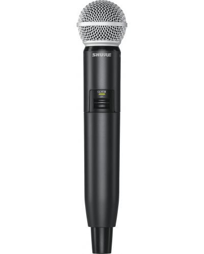 Безжичен микрофон Shure - GLXD2/SM58, черен - 3