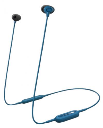 Безжични слушалки с микрофон Panasonic - RP-NJ310BE-A, сини - 1