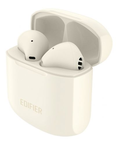 Безжични слушалки Edifier - TWS200 Plus, бежови - 1