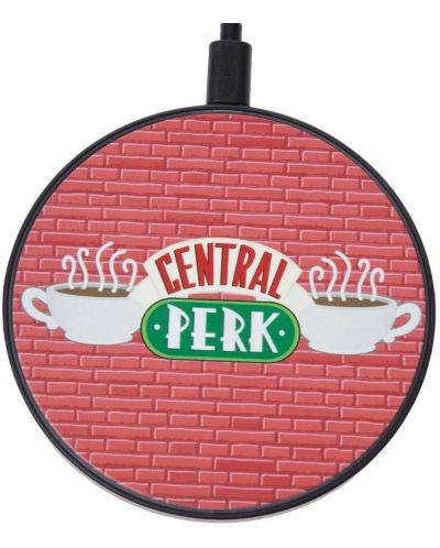 Безжично зарядно Warner Bros - Central Perk Friends, 10W, червено - 1
