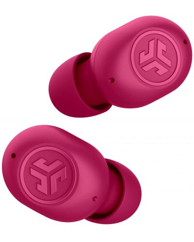 Безжични слушалки JLab - JBuds Mini, TWS, розови - 4