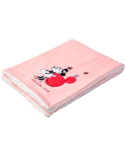 Бебешко одеяло Babycalin - Disney Baby, Minnie, 75 х 100 cm - 1