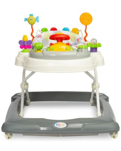 Бебешка проходилка Caretero Toyz - Stepp, Grey  - 3