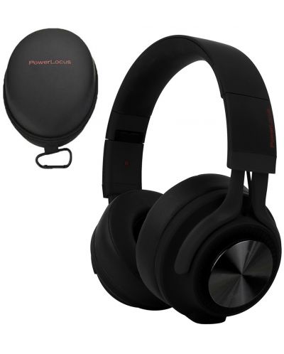 Безжични слушалки PowerLocus - P3 Matte, черни - 4