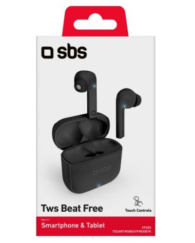 Безжични слушалки SBS - Beat Free, TWS, черни - 3