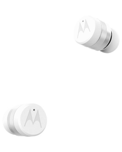 Безжични слушалки Motorola - Vervebuds 120, TWS, бели - 2