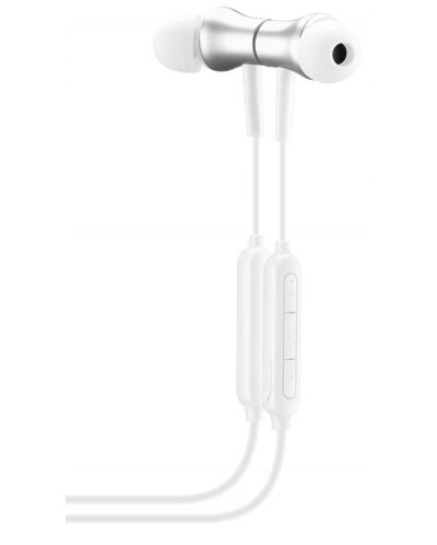 Безжични слушалки с микрофон Cellularline - Savage, бели - 2