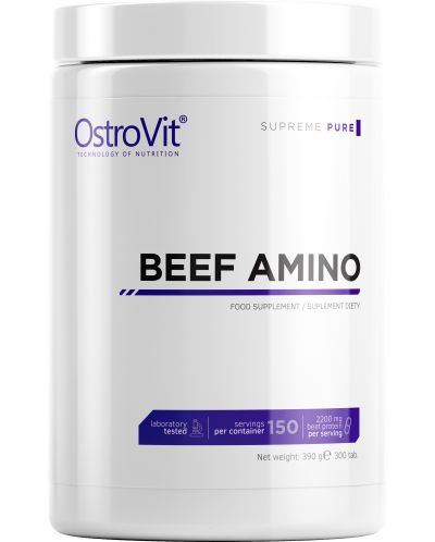 Beef Amino, 300 таблетки, OstroVit - 1