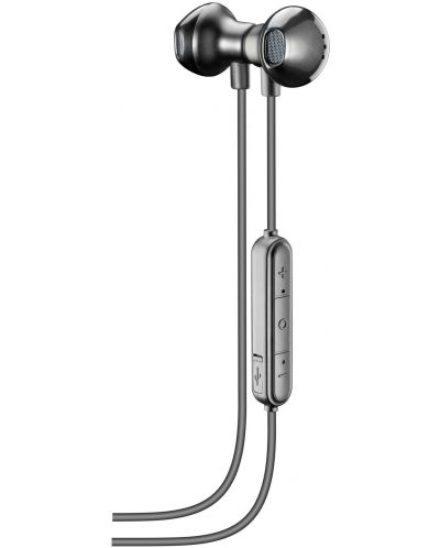Безжични слушалки с микрофон AQL - Cliff, черни - 2