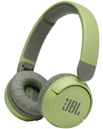 Детски слушалки с микрофон JBL - JR310 BT, безжични, зелени - 1