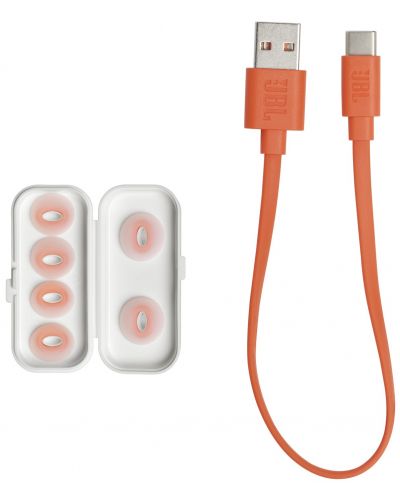 Безжични слушалки JBL - Tune Flex Ghost Edition, TWS, ANC, бели - 10