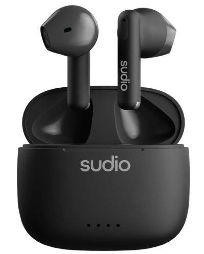 Безжични слушалки Sudio - A1, TWS, черни - 1