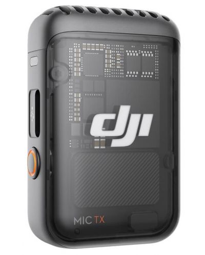 Безжична микрофонна система DJI - Mic 2 TX + 1 RX, черна - 4