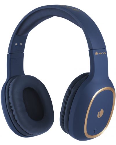 Безжични слушалки с микрофон NGS - Artica Pride, сини - 1