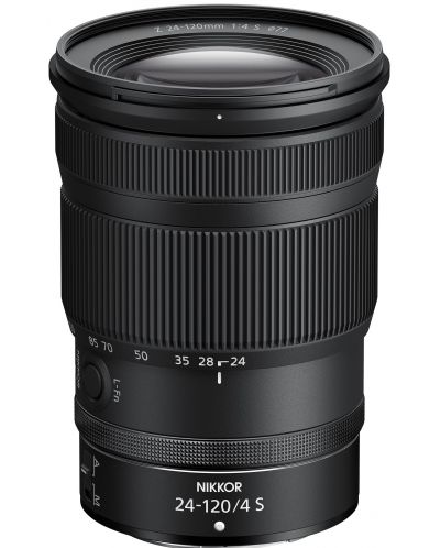 Безогледален фотоапарат Nikon - Z6 II, Nikkor Z 24-120mm, f/4S, черен - 4