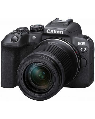 Безогледален фотоапарат Canon - EOS R10, RF-S 18-150, IS STM, Black - 1