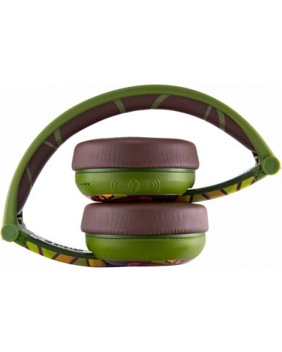 Детски слушалки BuddyPhones - Wave Monkey, безжични, зелени - 3